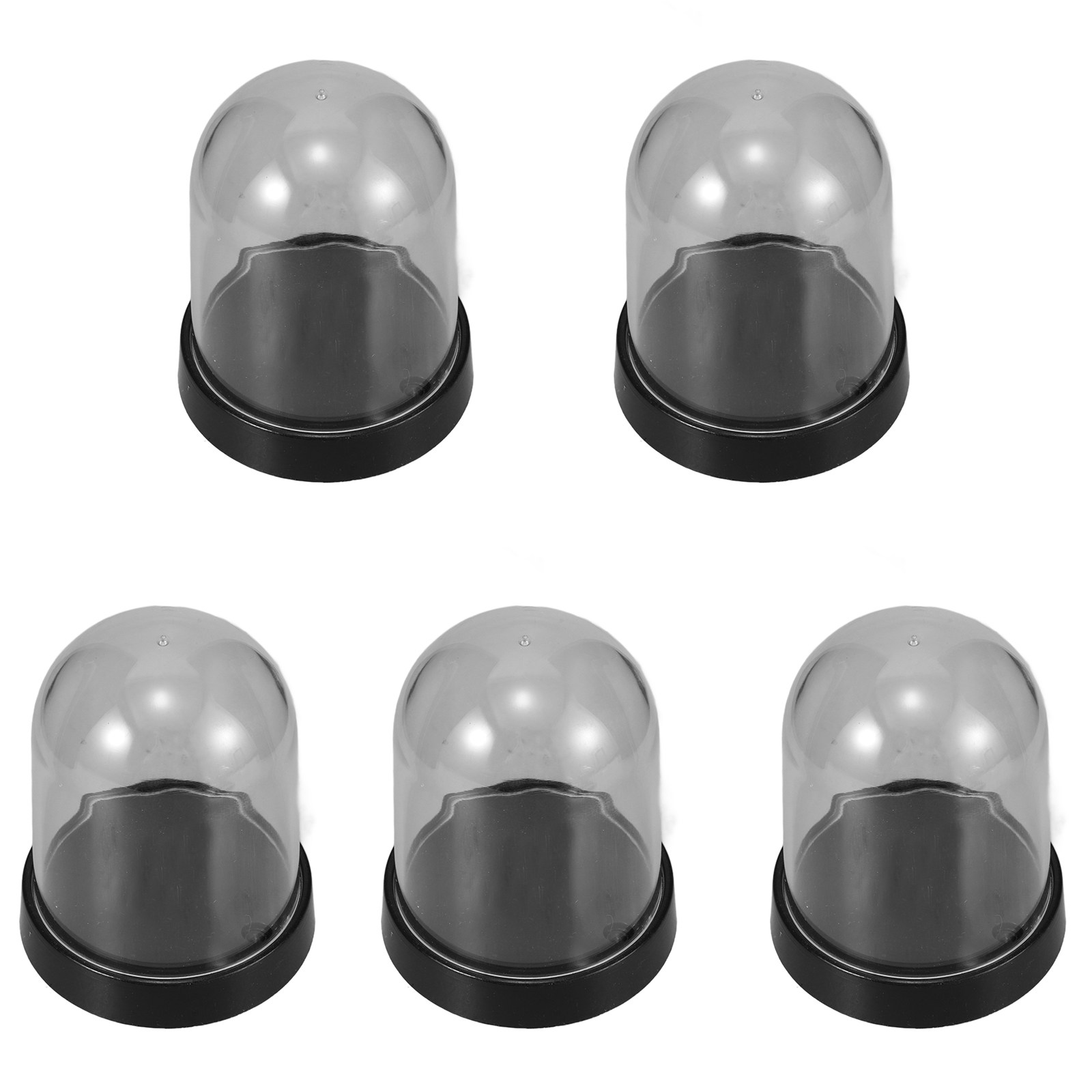 Plastic Dome Clear - 5 Juegos de Cúpulas de Plástico