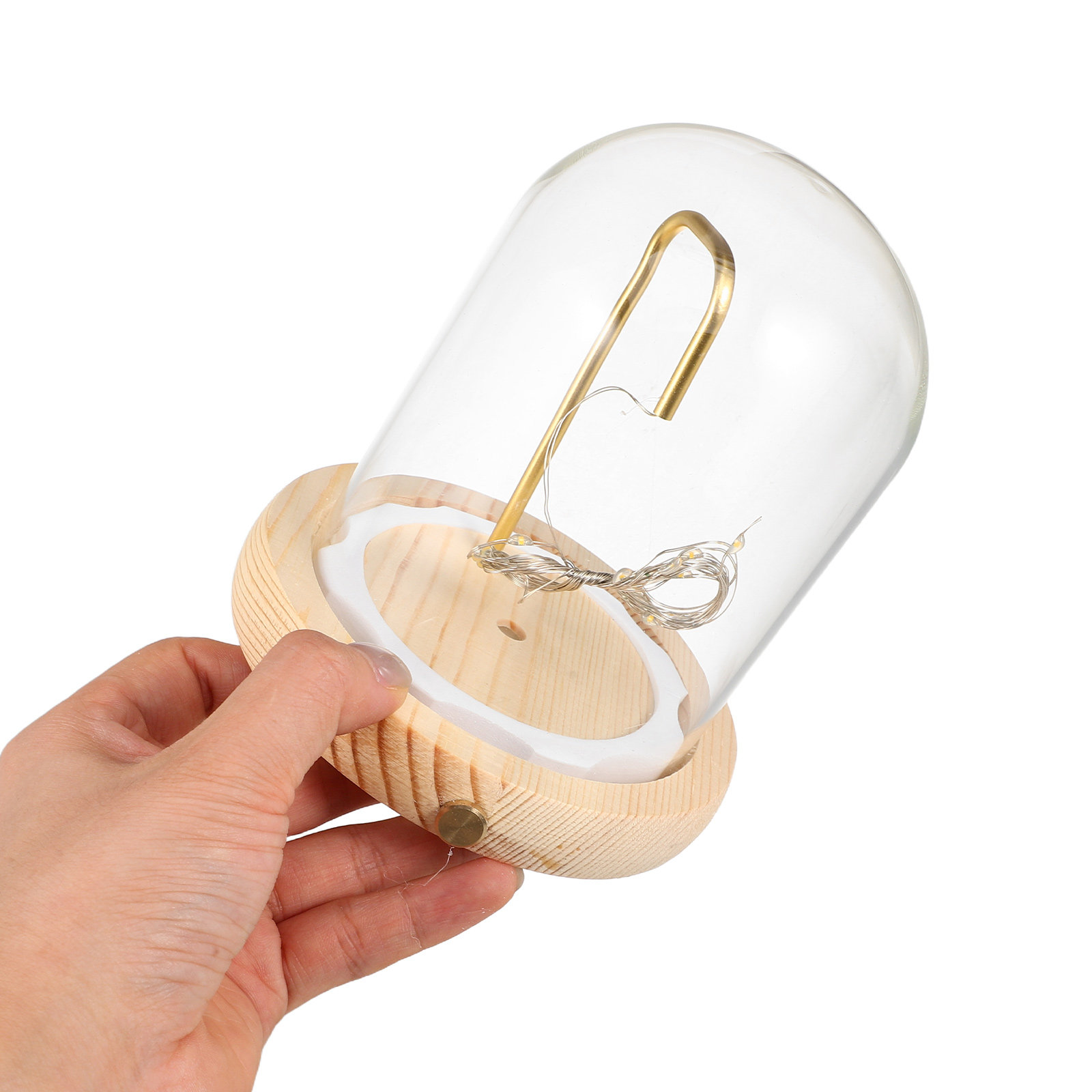Plastic Dome Clear - Cúpula de Cristal con Base de