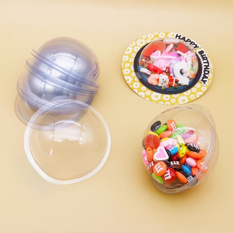 Juego de 10 Domos de Plástico  - Plastic Dome Clear reseña y precio