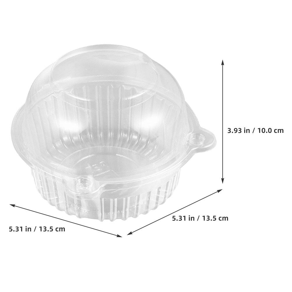 100 Cajas Transparentes con Ta - Plastic Dome Clear reseña y precio