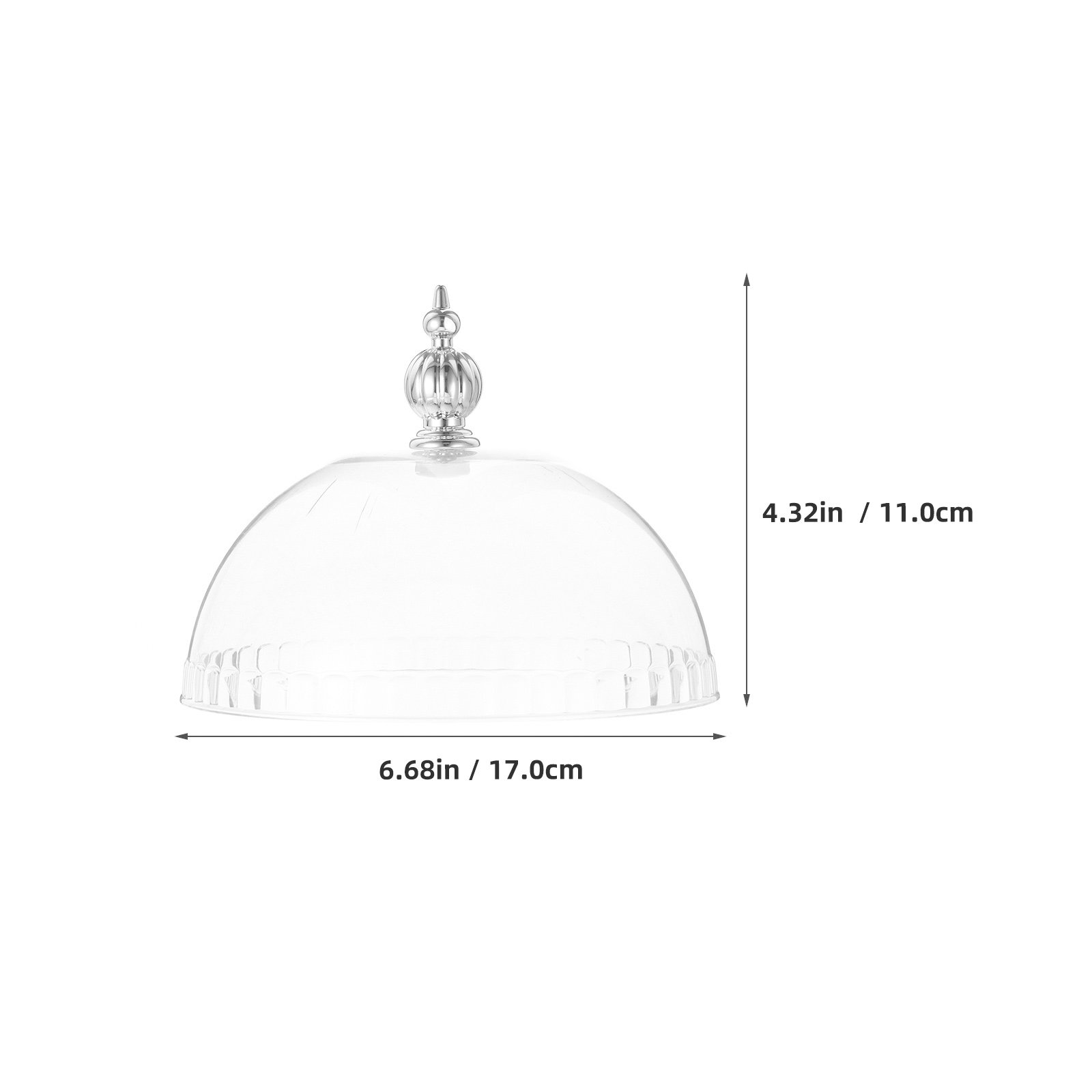 Cúpula de plástico para pastel - Plastic Dome Clear reseña y precio